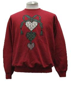 1980's Womens Ugly Christmas Sweatshirt