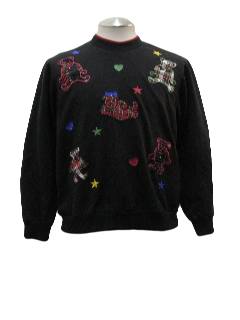 1980's Womens Ugly Christmas Sweatshirt