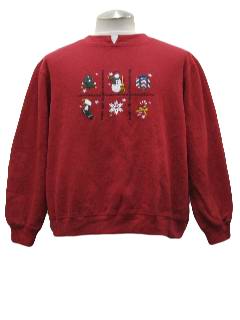 1980's Womens Ugly Christmas Sweatshirt