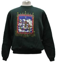 1980's Unisex Ugly Christmas Sweatshirt