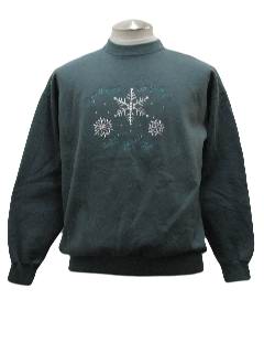 1980's Womens Ugly Christmas Sweatshirt