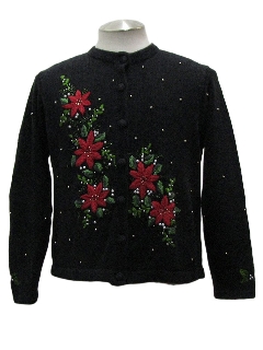 1980's Womens Ugly Christmas Cocktail Sweater