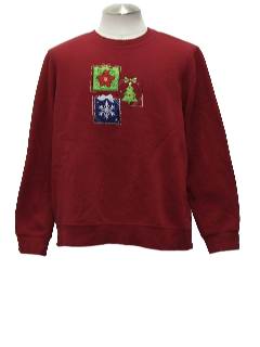 1980's Unisex Ugly Christmas Sweatshirt 