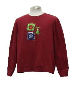 1980's Unisex Ugly Christmas Sweatshirt 