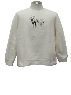 1980's Womens Ugly Christmas Sweatshirt