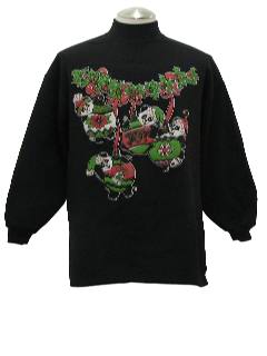 1980's Womens Ugly Christmas Sweatshirt