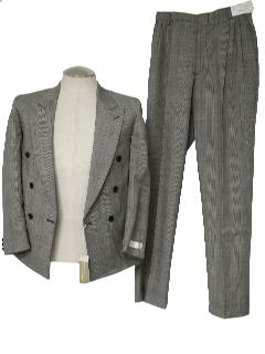 1990's Mens Wicked 90s Worsted Wool/Laine Suit