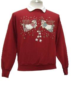 1980's Womens Ugly Christmas Sweatshirt