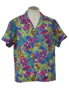 1980's Mens Hawaiian Shirt