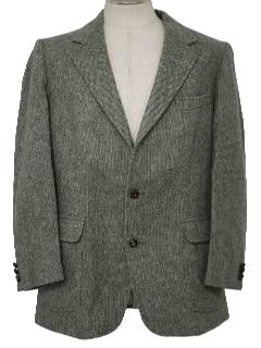 1970's Mens Wool Blazer Sport Coat Jacket