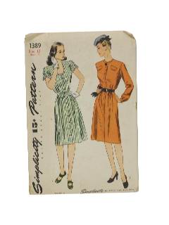 1940's Womens Pattern