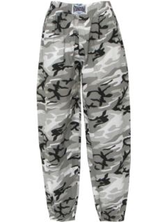 1980's Unisex Totally 80s Camo Print Baggy Pants