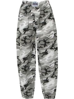 1980's Mens Totally 80s Camo Print Baggy Pants