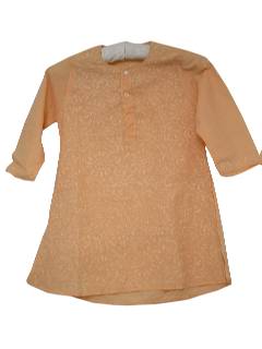 1970's Unisex/Childs Embroidered Hippie Shirt