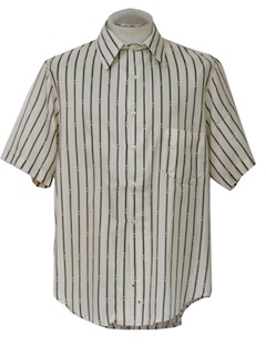 1970's Mens Polyester Shirt