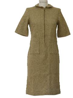 1970's Womens Wool Dress