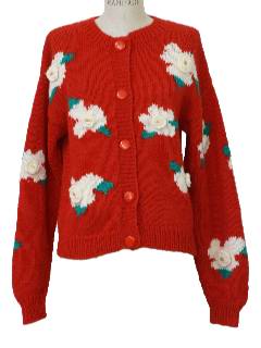 1980's Womens Cardigan Sweater