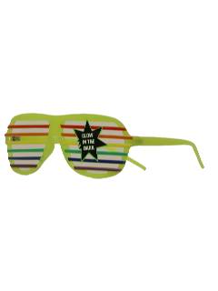 1980's Unisex Accessories - Totally 80s Shutter Shade Sunglasses