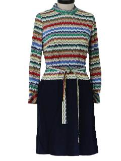 1960's Womens Knit Dress