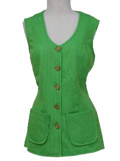 1960's Womens Mod Knit Vest