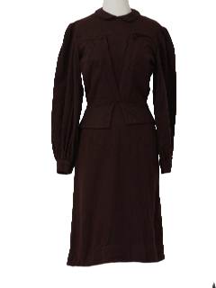 1940's Womens Wool Dress