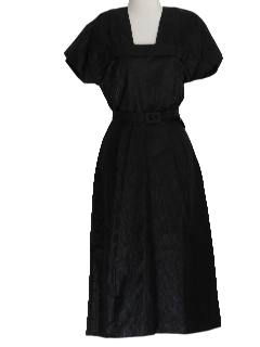 1940's Womens Little Black Dress