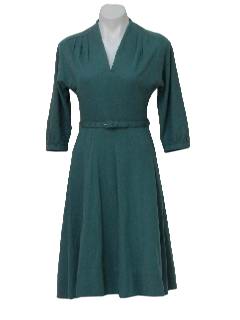 1940's Womens Knit Dress