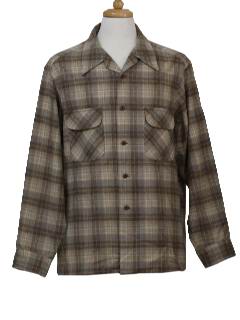 1940's Mens Pendleton Wool Shirt