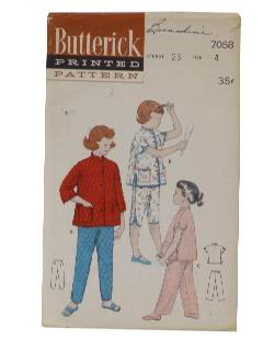 1950's Womens/Girls Sewing Pattern