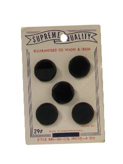 1950's Unisex Sewing Accessories - Buttons