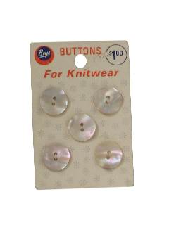 1940's Unisex Sewing Accessories - Buttons