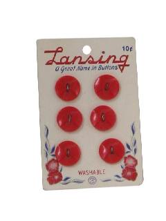 1950's Unisex Sewing Accessories - Buttons