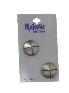 1960's Unisex Sewing Accessories - Mod Buttons