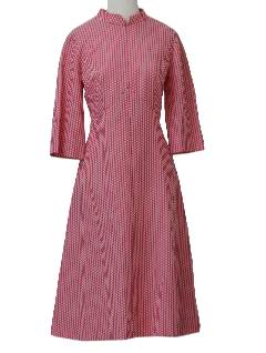 1960's Womens Mod Knit Dress