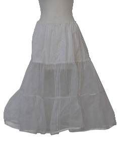 1980's Womens Lingerie Crinoline Slip