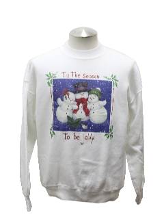 1980's Unisex Ugly Christmas Sweatshirt