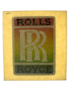1970's Iron-Ons - Rolls Royce Car Theme