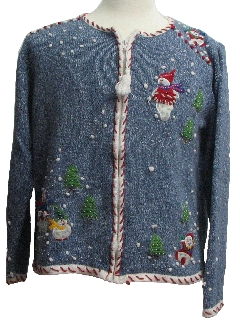 1980's Womens Ugly Christmas Sweater