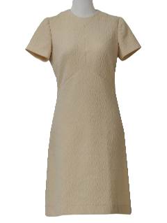 1970's Womens Mod Knit Dress