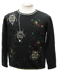 1980's Womens Ugly Christmas Sweater Shirt