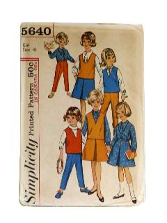 1960's Womens/Childs Pattern