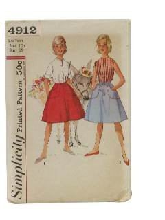 1960's Womens/Childs Pattern