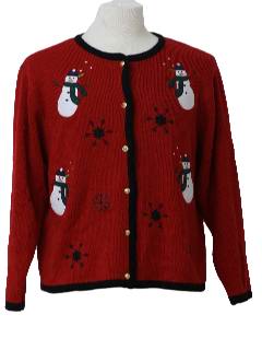 1980's Womens Ugly Christmas Sweater