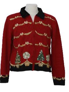 1980's Womens Ugly Christmas Sweater 