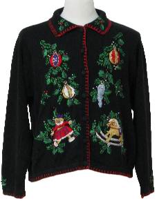 1980's Womens Ugly Christmas Sweater 