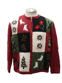 1980's Womens Ugly Christmas Sweater 