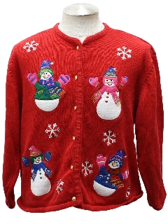 1980's Womens Ugly Christmas Sweater 