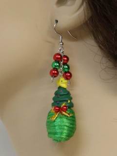 Kitschy Christmas Jewelry at RustyZipper Lightup Earrings
