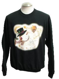 1980's Womens Ugly Christmas Sweatshirt