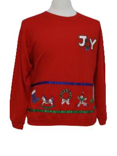 1980's Unisex Ugly Christmas Sweatshirt